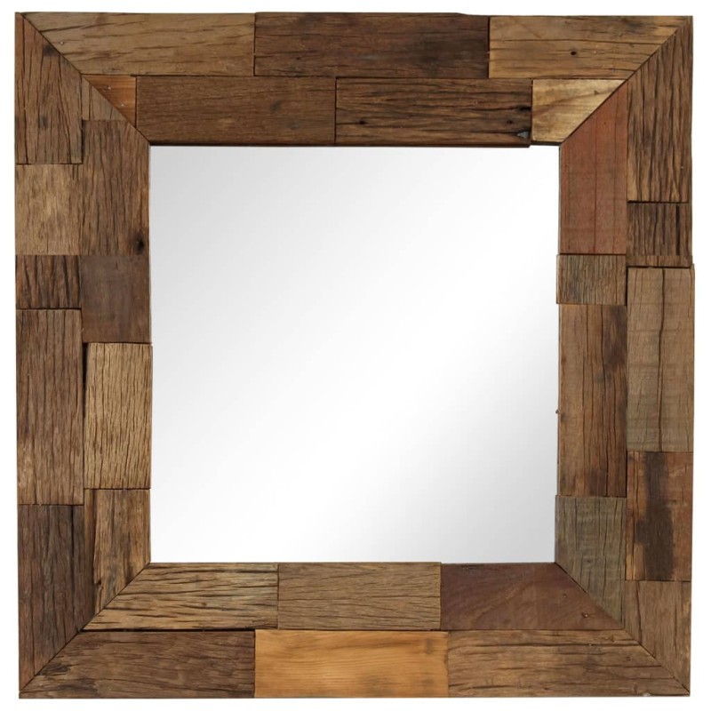 vidaXL Spiegel Altholz 50×50 cm vidaXL Spiegel Altholz 50×50 cm