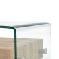 vidaXL Couchtisch Transparent 98×45×31 cm Hartglas vidaXL Couchtisch Transparent 98×45×31 cm Hartglas