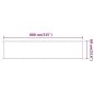 vidaXL Senkrechtmarkise Anthrazit 60x800 cm Oxford-Gewebe vidaXL Senkrechtmarkise Anthrazit 60x800 cm Oxford-Gewebe