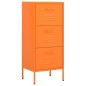 vidaXL Lagerschrank Orange 42,5x35x101,5 cm Stahl vidaXL Lagerschrank Orange 42,5x35x101,5 cm Stahl