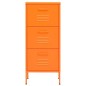 vidaXL Lagerschrank Orange 42,5x35x101,5 cm Stahl vidaXL Lagerschrank Orange 42,5x35x101,5 cm Stahl