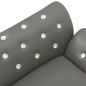 vidaXL Hundesofa Grau 83x45x42 cm Kunstleder vidaXL Hundesofa Grau 83x45x42 cm Kunstleder