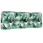 vidaXL Palettenkissen Blattmuster 120x40x12 cm Stoff vidaXL Palettenkissen Blattmuster 120x40x12 cm Stoff