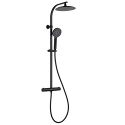 SCHÜTTE Regendusche-Set MADURA FRESH Mattschwarz 
