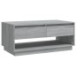 vidaXL Couchtisch Grau Sonoma 102,5x55x44 cm Holzwerkstoff vidaXL Couchtisch Grau Sonoma 102,5x55x44 cm Holzwerkstoff