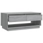 vidaXL Couchtisch Grau Sonoma 102,5x55x44 cm Holzwerkstoff vidaXL Couchtisch Grau Sonoma 102,5x55x44 cm Holzwerkstoff