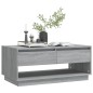 vidaXL Couchtisch Grau Sonoma 102,5x55x44 cm Holzwerkstoff vidaXL Couchtisch Grau Sonoma 102,5x55x44 cm Holzwerkstoff