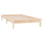 vidaXL Massivholzbett mit LEDs 90x190 cm vidaXL Massivholzbett mit LEDs 90x190 cm