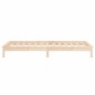 vidaXL Massivholzbett mit LEDs 90x190 cm vidaXL Massivholzbett mit LEDs 90x190 cm