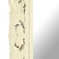 vidaXL Spiegel Handgeschnitzt Weiß 80x50 cm Massivholz Mango vidaXL Spiegel Handgeschnitzt Weiß 80x50 cm Massivholz Mango
