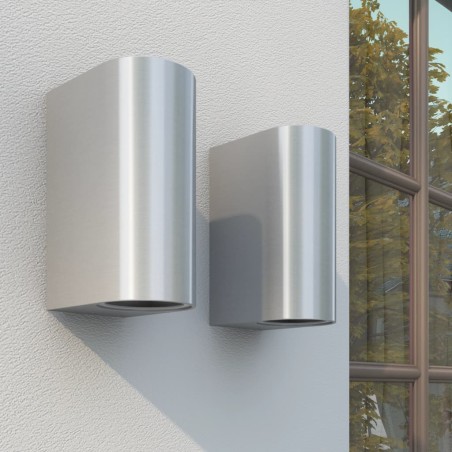 vidaXL Außenwandlampe 2 Stk Leuchtet nach oben und unten