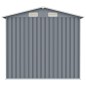 vidaXL Gerätehaus Grau 205x129x183 cm Verzinkter Stahl vidaXL Gerätehaus Grau 205x129x183 cm Verzinkter Stahl