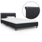 vidaXL Bettgestell Schwarz Kunstleder 100 × 200 cm vidaXL Bettgestell Schwarz Kunstleder 100 × 200 cm