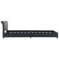 vidaXL Bettgestell Schwarz Kunstleder 100 × 200 cm vidaXL Bettgestell Schwarz Kunstleder 100 × 200 cm