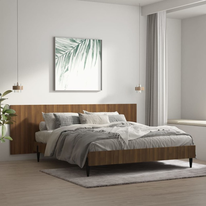 vidaXL Wand Kopfteil Braun Eichen-Optik 240x1,5x80 cm Holzwerkstoff vidaXL Wand Kopfteil Braun Eichen-Optik 240x1,5x80 cm Holzwerkstoff