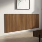 vidaXL Wand Kopfteil Braun Eichen-Optik 240x1,5x80 cm Holzwerkstoff vidaXL Wand Kopfteil Braun Eichen-Optik 240x1,5x80 cm Holzwerkstoff