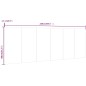 vidaXL Wand Kopfteil Braun Eichen-Optik 240x1,5x80 cm Holzwerkstoff vidaXL Wand Kopfteil Braun Eichen-Optik 240x1,5x80 cm Holzwerkstoff