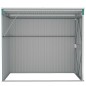 vidaXL Wand-Geräteschuppen Grün 118x194x178 cm Verzinkter Stahl vidaXL Wand-Geräteschuppen Grün 118x194x178 cm Verzinkter Stahl