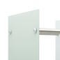 vidaXL Brennholzregal Weiß 40 x 35 x 60 cm Glas vidaXL Brennholzregal Weiß 40 x 35 x 60 cm Glas