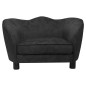 vidaXL Hundesofa Schwarz 66x43x40 cm Plüsch vidaXL Hundesofa Schwarz 66x43x40 cm Plüsch