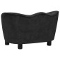 vidaXL Hundesofa Schwarz 66x43x40 cm Plüsch vidaXL Hundesofa Schwarz 66x43x40 cm Plüsch