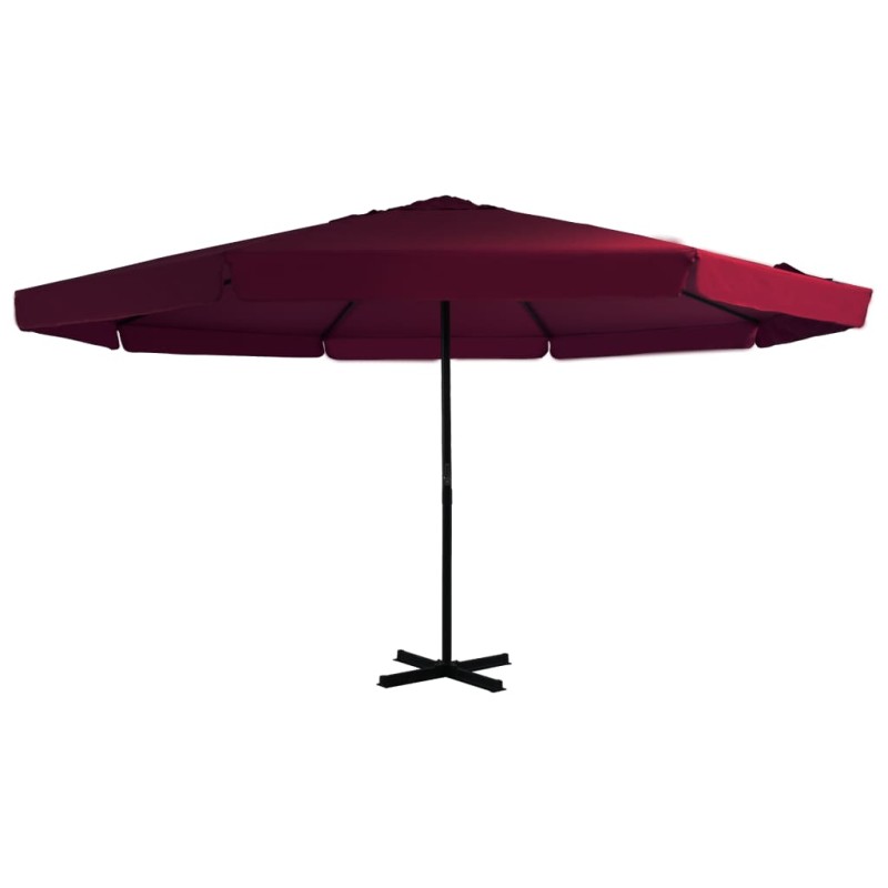 vidaXL Sonnenschirm mit Aluminium-Mast 500 cm Bordeauxrot vidaXL Sonnenschirm mit Aluminium-Mast 500 cm Bordeauxrot