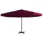 vidaXL Sonnenschirm mit Aluminium-Mast 500 cm Bordeauxrot vidaXL Sonnenschirm mit Aluminium-Mast 500 cm Bordeauxrot
