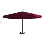 vidaXL Sonnenschirm mit Aluminium-Mast 500 cm Bordeauxrot vidaXL Sonnenschirm mit Aluminium-Mast 500 cm Bordeauxrot
