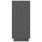 vidaXL Sideboard Grau 110x34x75 cm Massivholz Kiefer vidaXL Sideboard Grau 110x34x75 cm Massivholz Kiefer