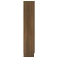 vidaXL Vitrinenschrank Braun Eiche-Optik 82,5x30,5x150cm Holzwerkstoff vidaXL Vitrinenschrank Braun Eiche-Optik 82,5x30,5x150cm Holzwerkstoff
