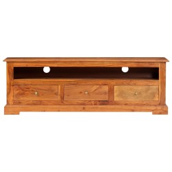 vidaXL TV-Schrank 120x30x40 cm Massivholz Akazie