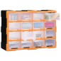 vidaXL Multi-Schubladen-Organizer 16 Schubladen 52x16x37 cm vidaXL Multi-Schubladen-Organizer 16 Schubladen 52x16x37 cm