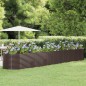 vidaXL Hochbeet Pulverbeschichteter Stahl 507x100x68 cm Braun vidaXL Hochbeet Pulverbeschichteter Stahl 507x100x68 cm Braun