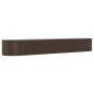 vidaXL Hochbeet Pulverbeschichteter Stahl 507x100x68 cm Braun vidaXL Hochbeet Pulverbeschichteter Stahl 507x100x68 cm Braun