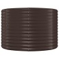 vidaXL Hochbeet Pulverbeschichteter Stahl 507x100x68 cm Braun vidaXL Hochbeet Pulverbeschichteter Stahl 507x100x68 cm Braun