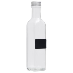 vidaXL Glasflaschen mit Schraubverschluss 12 Stk. Quadratisch 250 ml  