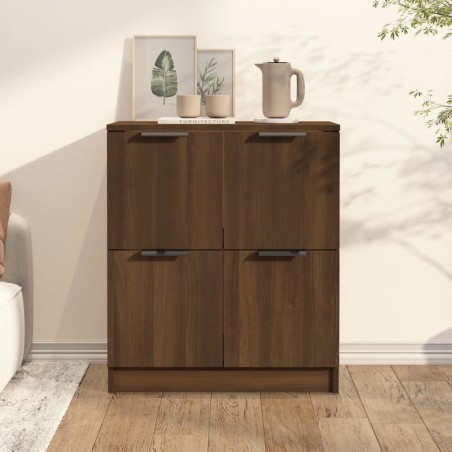 vidaXL Sideboard Braun Eichen-Optik 60x30x70 cm Holzwerkstoff