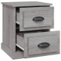 vidaXL Nachttisch Grau Sonoma 39x39x47,5 cm Holzwerkstoff vidaXL Nachttisch Grau Sonoma 39x39x47,5 cm Holzwerkstoff