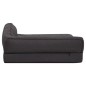 vidaXL Hundematratze Ergonomisch 60x42 cm Leinenoptik Fleece Schwarz vidaXL Hundematratze Ergonomisch 60x42 cm Leinenoptik Fleece Schwarz