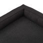 vidaXL Hundematratze Ergonomisch 60x42 cm Leinenoptik Fleece Schwarz vidaXL Hundematratze Ergonomisch 60x42 cm Leinenoptik Fleece Schwarz