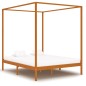 vidaXL Himmelbett-Gestell Honigbraun Massivholz Kiefer 160 x 200 cm vidaXL Himmelbett-Gestell Honigbraun Massivholz Kiefer 160 x 200 cm