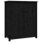 vidaXL Sideboard Schwarz 83x41,5x100 cm Massivholz Kiefer vidaXL Sideboard Schwarz 83x41,5x100 cm Massivholz Kiefer