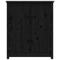 vidaXL Sideboard Schwarz 83x41,5x100 cm Massivholz Kiefer vidaXL Sideboard Schwarz 83x41,5x100 cm Massivholz Kiefer