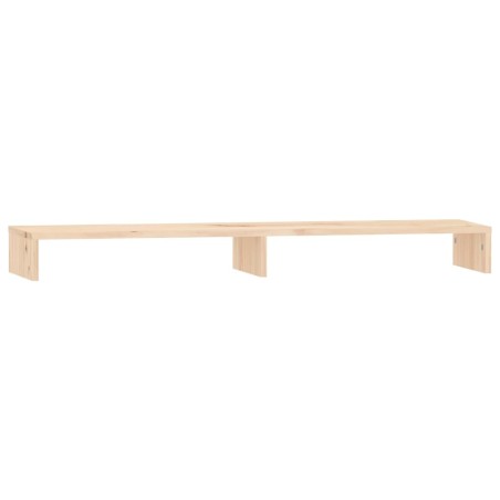 vidaXL Monitorständer 100x27x10 cm Massivholz Kiefer