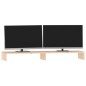 vidaXL Monitorständer 100x27x10 cm Massivholz Kiefer vidaXL Monitorständer 100x27x10 cm Massivholz Kiefer