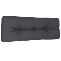 Palettenkissen Anthrazit 120x40x12 cm Stoff