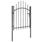 vidaXL Gartentor Stahl 1x1,5 m Schwarz vidaXL Gartentor Stahl 1x1,5 m Schwarz