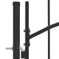 vidaXL Gartentor Stahl 1x1,5 m Schwarz vidaXL Gartentor Stahl 1x1,5 m Schwarz