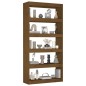vidaXL Bücherregal/Raumteiler Honigbraun 80x30x167,4 cm Kiefernholz vidaXL Bücherregal/Raumteiler Honigbraun 80x30x167,4 cm Kiefernholz