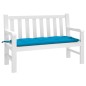 Gartenbank-Auflage Hellblau 120x50x7 cm Oxford-Gewebe Gartenbank-Auflage Hellblau 120x50x7 cm Oxford-Gewebe